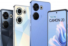 Tecno Camon 20 Pro, Meluncur dengan Kamera 64 MP, Kental Kesan Premium