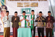 Gubernur Sumsel Resmikan Masjid Agung Al-Huda Desa Tugu Agung