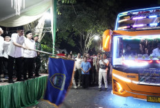 Bupati OKU Timur Berangkatkan 187 JCH Asal OKU Timur Kloter 5, Total Ada 919 JCH OKU Timur Tahun 2025