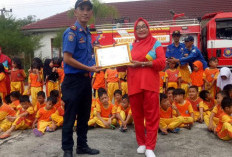 Ajarkan Pentingnya Keselamata Sejak Dini, Disdamkarmat OKU Selatan Lakukan Kunjungan Edukatif 