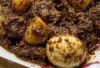 Olahan Rendang Daging, Telur dan Kentang yang Praktis