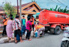 Bentuk Perhatian, BPBD OKU Timur Distribusikan 5000 Liter Air Bersih Untuk Korban Banjir OKU