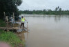 Polsek Madang Suku I Pantau Debit Sungai Komering