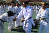 HUT Bhayangkara Ke-80, Kapolres OKU Timur Buka Ujian Kenaikan Tingkat Karateka KKI