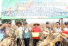 Bupati OKU Timur Ikuti Panen Raya Hanpangan Pangan Jagung Desa Sabalio Kecamatan Bunga Mayang.