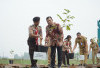 Pj Gubernur Sumsel Elen Setiadi Groundbreaking Taman Kehati Rawa Pertama di Indonesia
