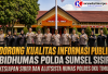Dorong Kualitas Informasi Publik, Bidhumas Polda Sumsel Sisir Kesiapan Siber dan Alutsista Polres OKU Timur